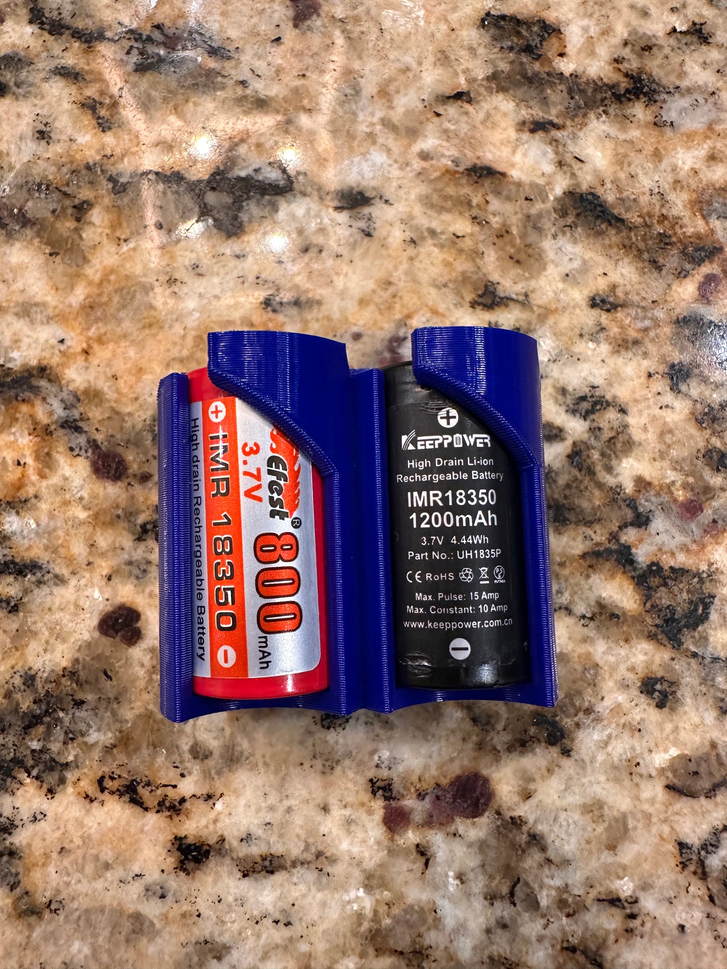 18350 2 Cell Battery Holder
